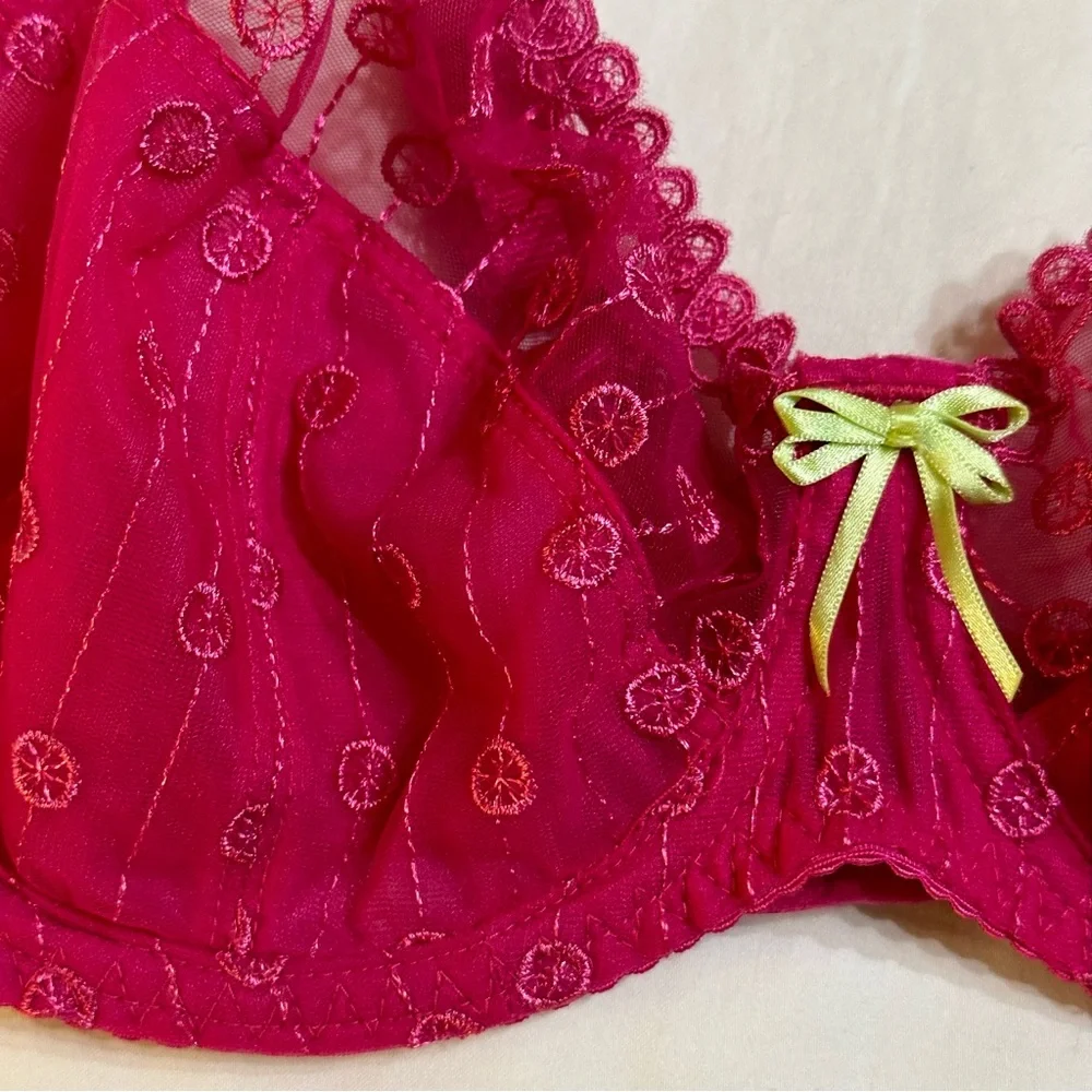 Curvy Kate Dreamcatcher Balcony Bra Rose Pink 32DD New Romantic